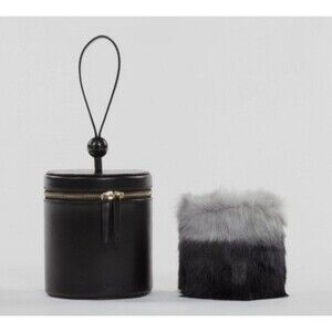 NAOSHIMA Rabbit Fur Bucket Bag by the brand Kitayama Studio